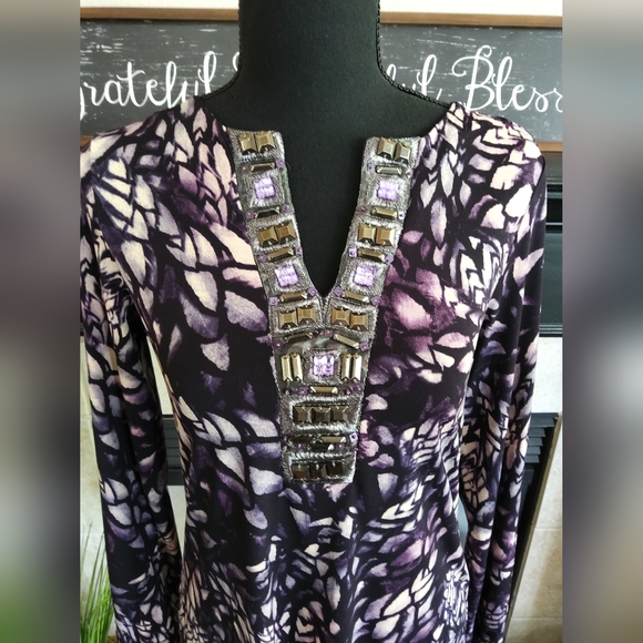 Chico`s Ladies Tunic Top - Picture 2 of 9